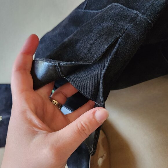 SAM EDELMAN Elina Over the Knee Black Boots - Picture 7 of 8